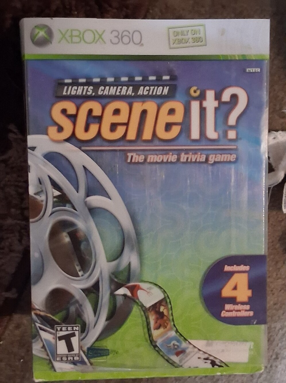 New Blue Scene' Video Game Disc Packaging Blue 'Scene' Video Game Disc Packaging
